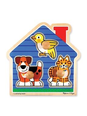 Melissa & Doug House Pets Jumbo Knob puzzle